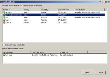 Certificate verification