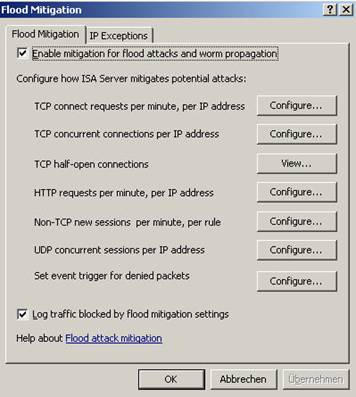 Flood Mitigation feature