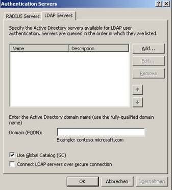 Specify LDAP Server